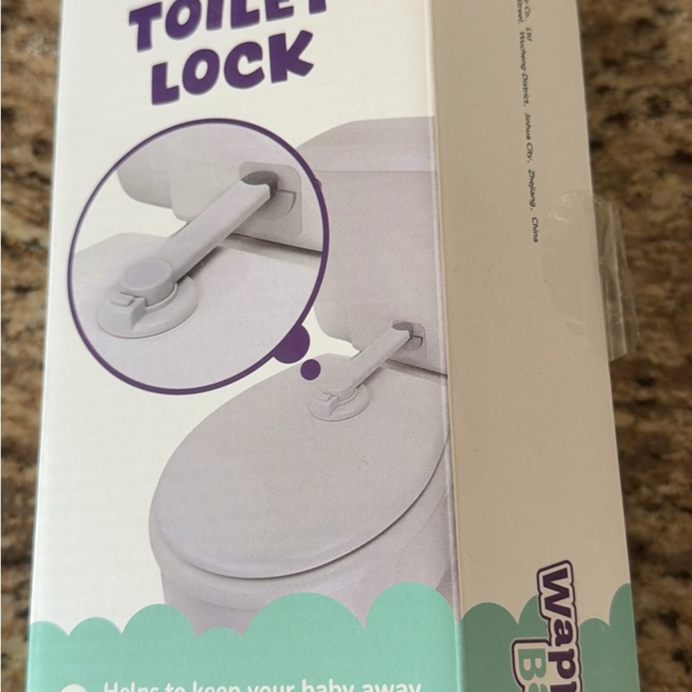 Wrappa Baby White Toilet Lock – Child Safety Seat Strap (2 pack unused)